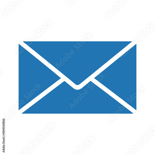 Blue envelope icon representing email or messaging