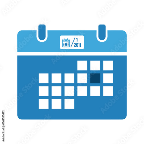 Calendar icon with date marked