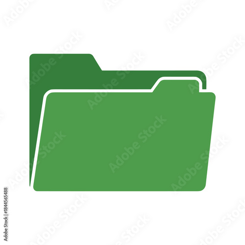 Green folder icon representing file organization