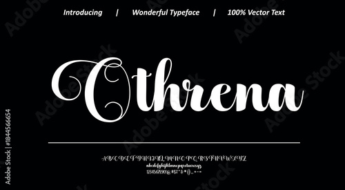 Modern calligraphy font 37 featuring graceful movement and balanced letterforms, perfect for premium branding, fashion design, and stylish visual identities.