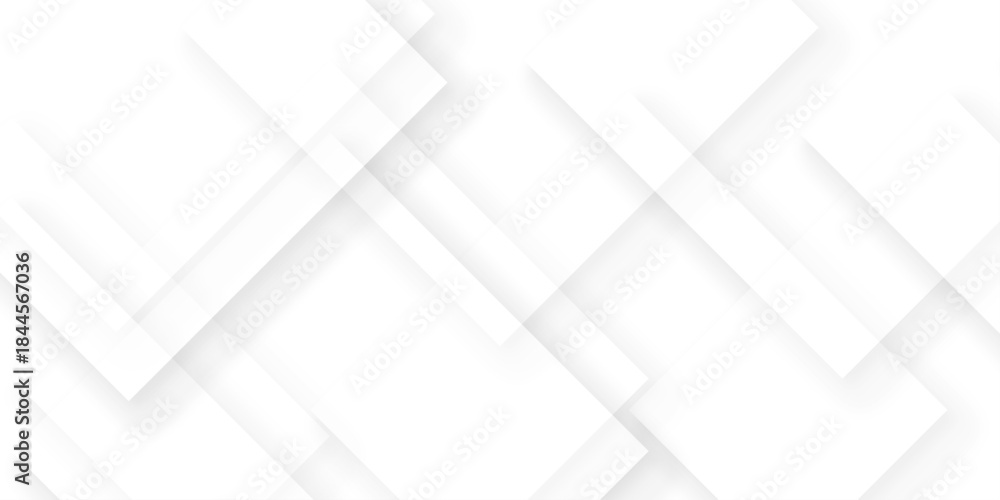 Obraz premium Minimal abstract vector element modern overlay diamond triangle paper white and gray technology pattern web corporate brochure layer space texture background.