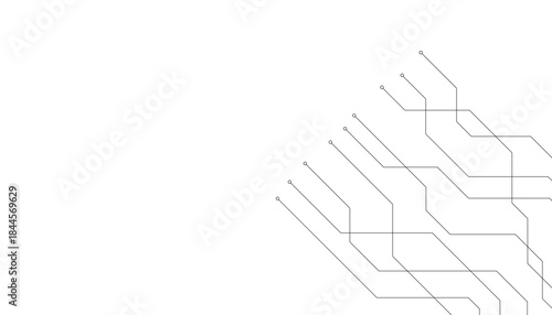 Abstract futuristic circuit board Illustration, Circuit board with various technology elements. Circuit board pattern for technology background. Vector illustration