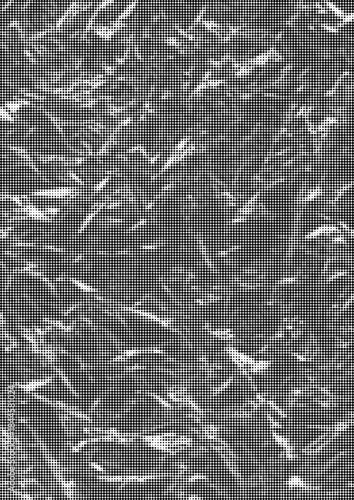 Large vector halftone plastic texture with a transparent background