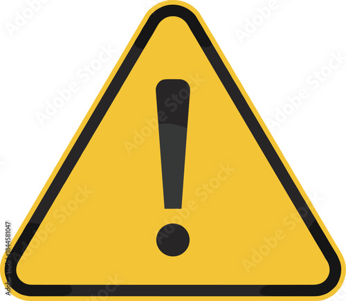 High-visibility icon for attention and safety, perfectly suited for displaying potential threats, serious errors, emergency information, or required administrative intervention.