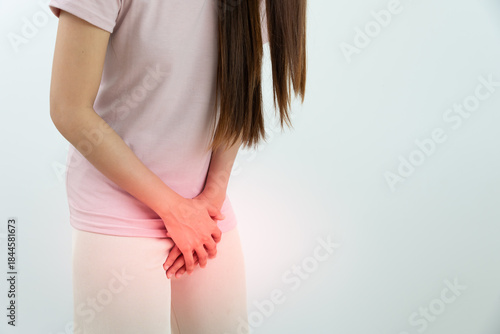 Wallpaper Mural Cervical cancer, female reproductive system, woman touching lower abdomen, sexually transmitted disease, Abdominal pain patient, pelvic discomfort, leucorrhea, abnormal, vaginal tightening, repair Torontodigital.ca