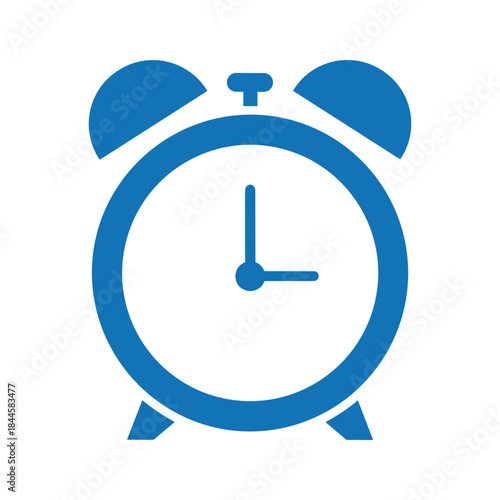 Alarm clock icon representing time and wake up