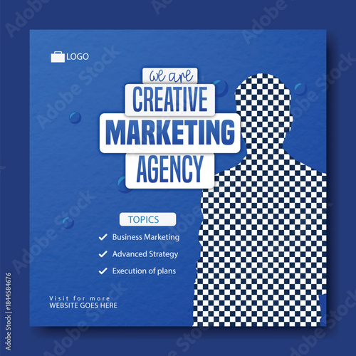 Digital Marketing Agency Promotion Template.
Modern Digital Marketing Social Media Design.
Online Marketing Business Creative Template.
Digital Marketing Strategy Banner Design.