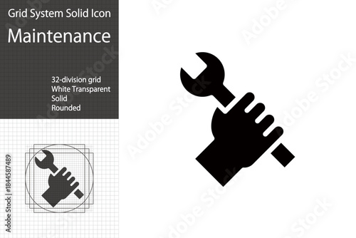 Icons representing maintenance, repair, wrench, etc.