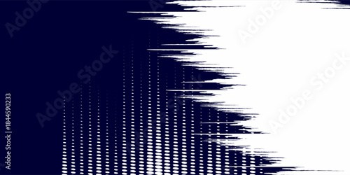 Dots halftone white and blue color pattern gradient grunge texture background. Dots pop art comics sport style vector illustration. Abstract speed lines style blue color halftone  blue modern eps 10