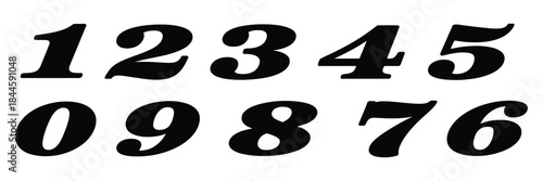 Start Racing Numbers bold competition number design for car and bike motorsport events featuring high visibility typography