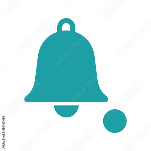 Notification bell icon with clapper