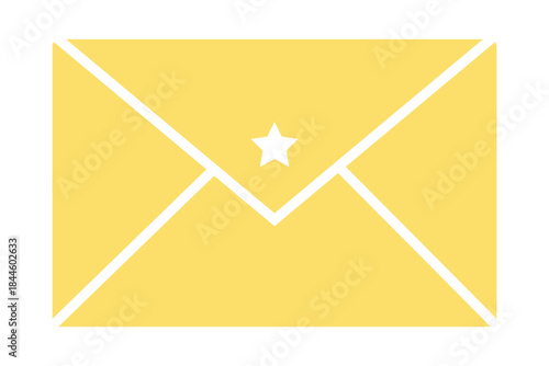Envelope icon set. newsletter web buttons. close email letter outline vector symbol. flat thin e-mail pictogram on white background. send mail