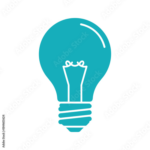 Simple light bulb icon representing idea generation