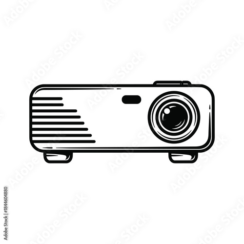 Portable projector device for home entertainment