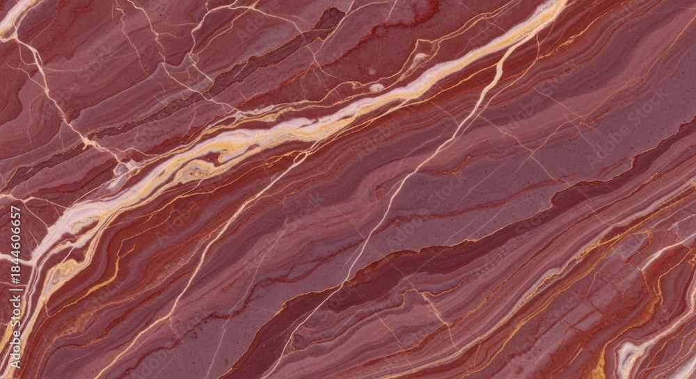 Obraz premium A red and brown marble texture with a marbled pattern.
