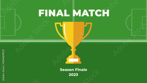 Golden trophy cup award icon for the first place winner of a sport competition symbolizing victory and success in a championship game vector illustration