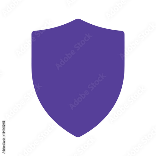 Purple shield icon representing protection and security
