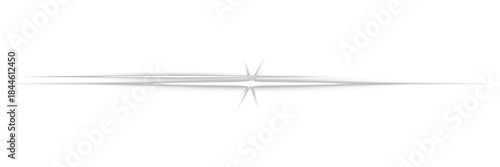 Bilde på lerret Ideal for PNG Christmas banners, futuristic designs, or magical light effects with silver shine