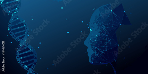 Digital brain and dna helix the intersection of genetics and artificial intelligence