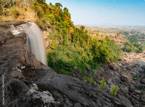 Beautiful Tad Soung waterfall in Tad Lo village.