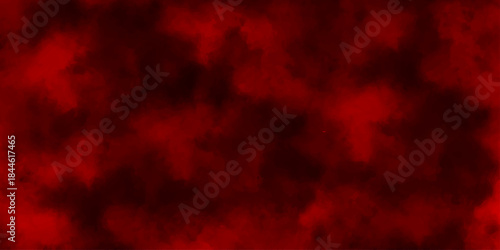 Abstract red texture background with orange bubbles suggesting smoke, flame, and heat design space