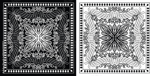 BANDANA PATREN UNIQ VINTAGE RETRO