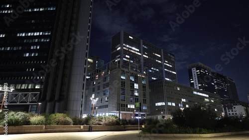 Centro Direzionale of Naples, a modern urban district in Naples, Italy.