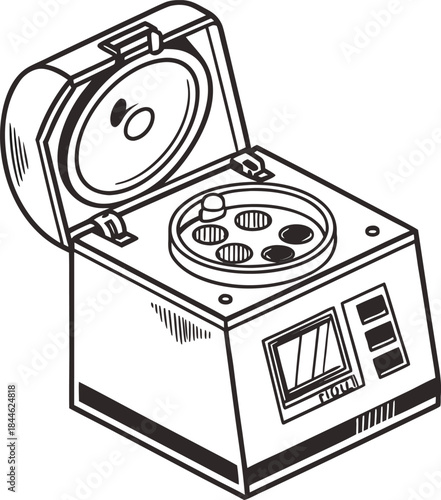 vector illustration of a kitchen stove