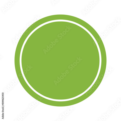 Simple green circle icon