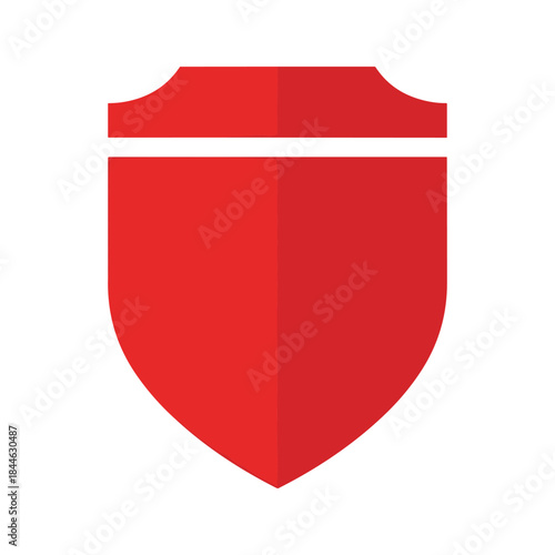 Red shield icon representing protection and security