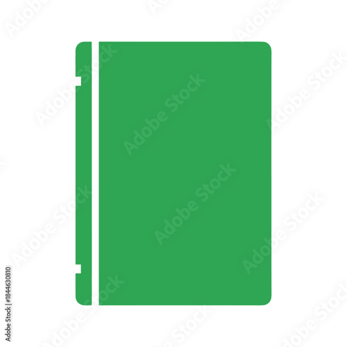 Green folder icon on white background