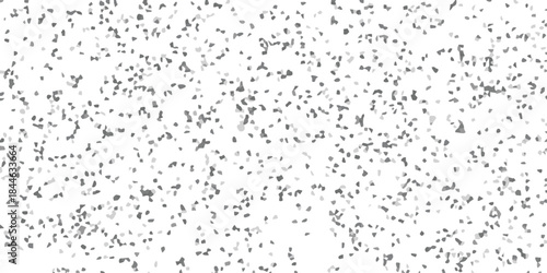 Randomly Scattered Grey and White Irregular Shape Pattern on a White Background Ideal for Subtle Textures and Abstract Graphic Design Applications