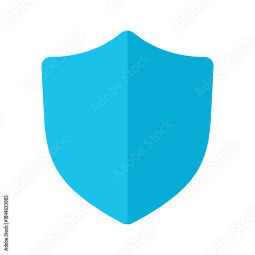 Free Download Protection and security symbol represented by a blue shield - GFXLoad
