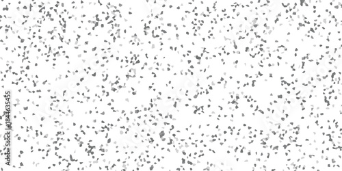Subtle Grey Speckled Texture Background with Randomly Distributed Irregular Geometric Particles on a White Canvas for Digital Art and Design Elements