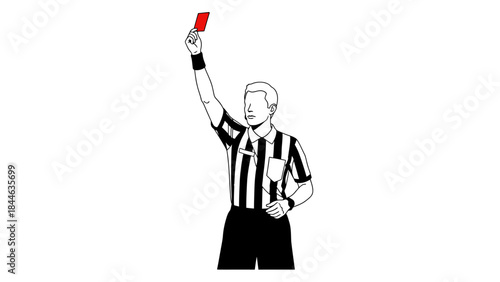 Cartoon businessman vector character with a mask and hand up symbolizing success in the office