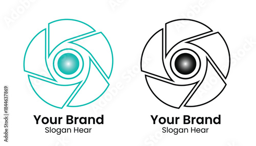 Camera Lens Icon Designs for Branding and Marketing