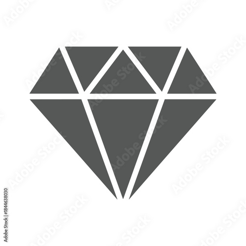 Diamond icon graphic design element