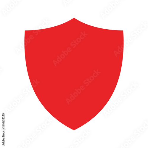 Red shield icon representing protection and security