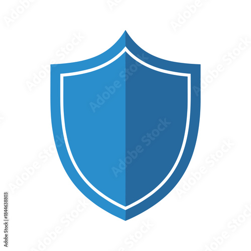 Blue shield icon representing protection and security