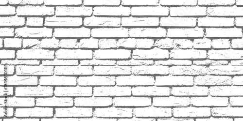 Weathered white brick wall