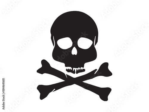 Skull and crossbones icon Vector