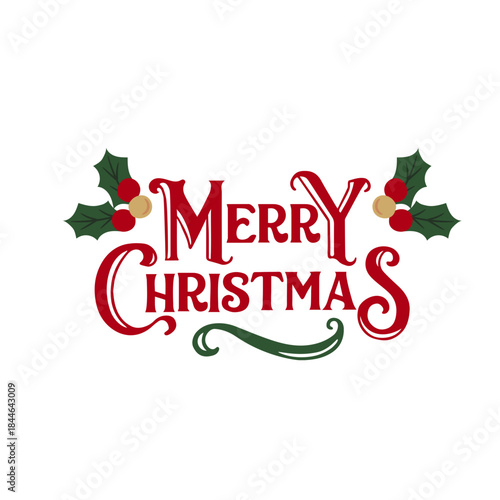 merry christmas lettering