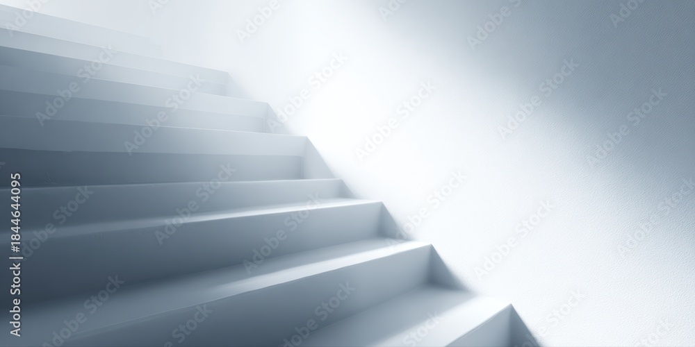 Obraz premium career growth concept, staircase leading upward