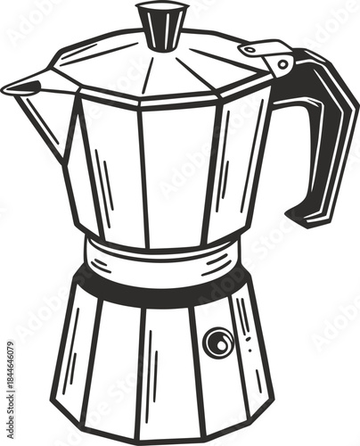 coffee maker vector illustration