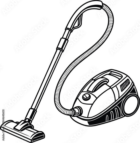 vacuum cleaner on the floor