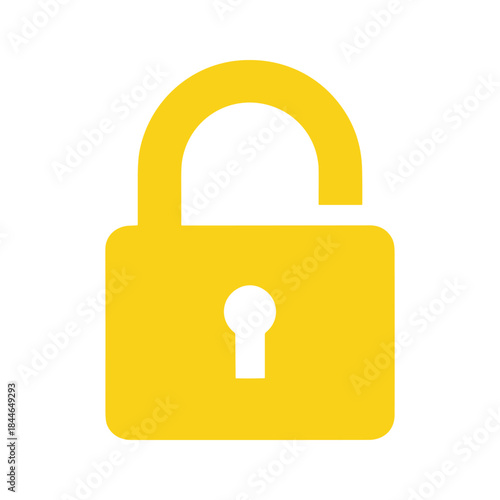 Unlocked padlock icon representing open access