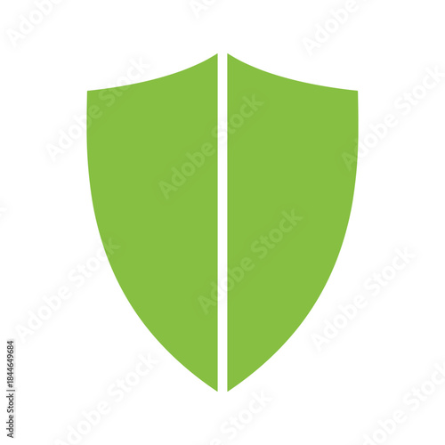 Green shield icon representing protection and security