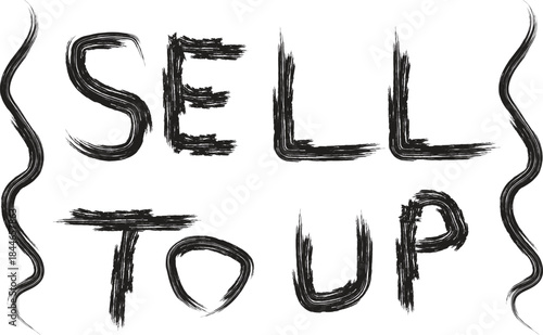 Sell to up logo or graphic