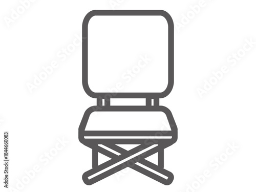 	シンプルな椅子のアイコン素材2
