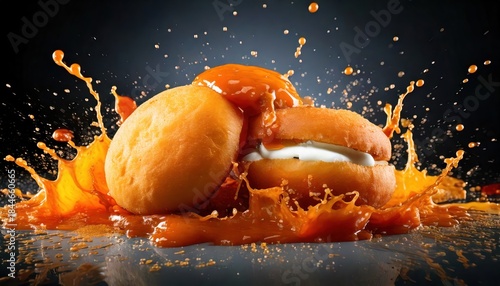 Spicy Vada Pav with Flavorful Chutney Splash – Iconic Indian Street Food